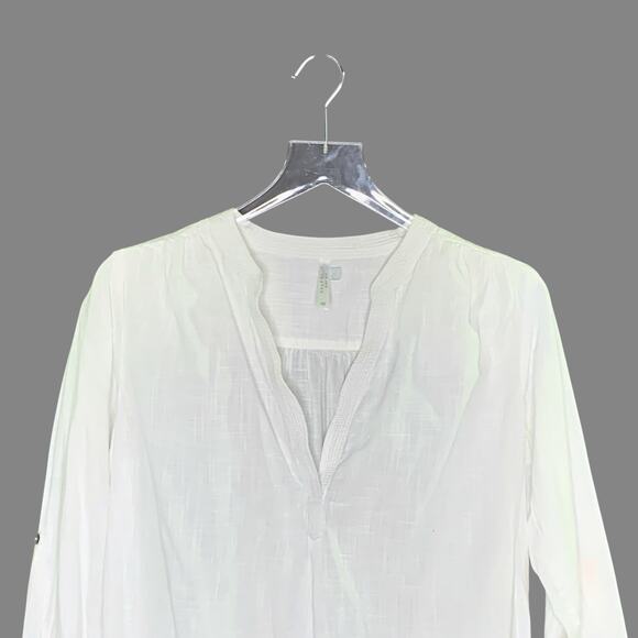 Seafolly XS Womens Beach Basics Boyfriend Beach Shirt Cover Up White Travel - Picture 5 of 8
